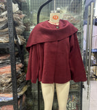 Ins New Women's Dress With Asymmetrical Scarf Short Knitted Coat