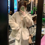 Imitation Of Water Sable Plush Fashion Fur Women 2025 Autumn And Winter New Small Fragrant Wind Collar High-End Coat