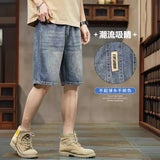 Trendy Loose Boys Casual Pants Five-Point Trousers New Thin Men's Workwear Brand Summer 2025 Shorts Five Points
