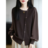 Mid- And Winter 2025 New Long Cashmeet Cardigan Women's Long Hooded Knitted Coat Over The Knee Wool Coat