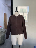 Autumn/Winter 2025 New Casual Fashion Simple Zipper Sweater