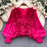 Design Sense T-Shirt With Irregular Hem Pressure Folding Blouse High-Waisted Half-Body Skirt