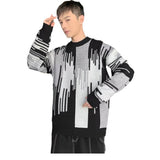 Korean Version Of High Street Clothes Men In Spring And Autumn 2025 New Trendy Languid Knitted Sweater Long Sleeves
