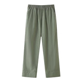 Women's 2025 New Double Flamingo Comfortable Linen And Suit Dress + Pants Set Women