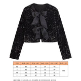 Spring 2025 New Women's Fashion Casual Bow Tie With Small Fragrant Knitted Cardigan Jacket