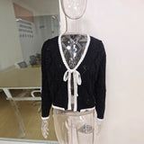 2025 Women's Fashion Retro Long-Sleeved Collar Short Coat