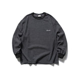 Vintage Heavy Striped Letter Embroidered Edstle Men And Women Loose Striped Round Collar Design Blouse