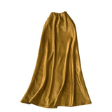 High-Grade Sensed With The Frontal Half-Dress Woman 2025 New Light Luxury High-Rise Thin A-Word Bag With A Long Skirt With A Long Tail