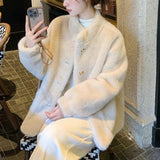 Imitation Of Water Sable Plush Fashion Fur Women 2025 Autumn And Winter New Small Fragrant Wind Collar High-End Coat