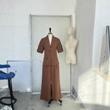 Elegance Elegant Solid Color Big Collar Long Hair Coat 2025 Autumn And Winter New Women's Clothing