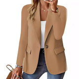 2025WISH Explosion Autumn Long Sleeve Solid Color Cardigan Small Suitcase Woman