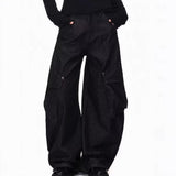 Autumn And Winter Wearing Black Ash Splicing Colliding College Style Cardigan Sweater Over The Couple Niche Oversize Knitwear Shirt