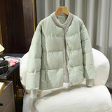 2025 Autumn And Winter Women's Fashion Small Fragrant Knitting Splicing Short Thicket Warm Leisure Temperament Cotton Jacket