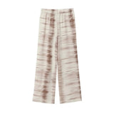 2025 Summer New Women's Tie Dye Asymmetric Hanging Top Pants