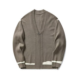 Early Autumn White Double Zipper Hooded Stingy Sweater Cardigan Soft Mashed Sweet Hot Girl Blouse