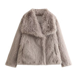 2025 New Artificial Fur Effect Short Coat