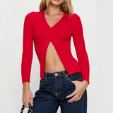 New Women's Sexy Hottie Umbilly Sweater T-Shirted Girl