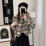 Xiaoxiang Style Hairy Short Coat 2025 New Women's Autumn And Winter Cotton Thicken French High-End Feel