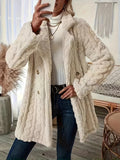 Autumn And Winter New Fashion Explosion Thick Cardigan Lady Imitation Fur Coat