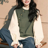 Autumn 2025 New Women's Knitted Open Shirt Warm Casual Languile Languiled Hooded Sweater Jacket