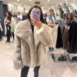2025 New Artificial Fur Effect Short Coat