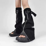 Fat Mm Plus Pink Dopamine Workwear Jeans Women 2025 Star Print Loose Broad Legs Long Pants