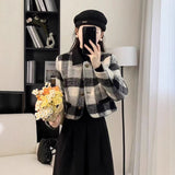Xiaoxiang Style Hairy Short Coat 2025 New Women's Autumn And Winter Cotton Thicken French High-End Feel