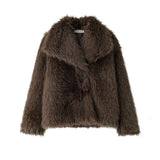 2025 New Artificial Fur Effect Short Coat