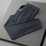 Long Trousers Men's Spring And Summer Nine-Point Trousers Men's Business Nine-Point Trousers Casual Is Decorating Straight Pants Men