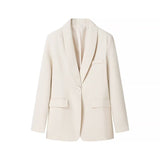 2025 Women's Winter New Temperament Evening Dress Collar Suit Jacket + Pants Suit