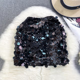 High-End Fashion Sleek Dress Girl Summer High-Waisted A-Word Ultra-Short Skirt Small Swab A Hip Skirt Half Skirt