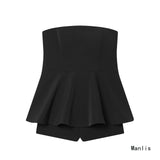 2025 Autumn New Knitted Shirt Round-Neck Solid Color Loose Set Female Retro