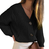 New Wish Sweater Women 2025 Autumn And Winter Loose Size Mahjong Button Coarse Sweater Cardigan