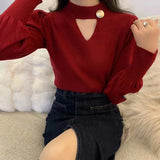 Fashion Elegant Sweater Open Shirt Coat Outside Sweater Women's Spring And Autumn New Clothes Loose Gentle Knitting Top