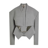 2025 Burst Fashion Personality Wing Squins Pattern Hooded Loose Sweater Straight Trousers Trousers Women