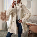 Autumn And Winter New Fashion Explosion Thick Cardigan Lady Imitation Fur Coat