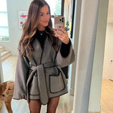 Autumn And Winter Air To Restore The Ancient Money Hair Coat Texture Of The Waist Short Coat Repair