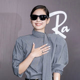 In The Autumn Of 2025, The New Women's Clothing Jennie Is The Same Casual Commuting Long-Sleeved Blouse High-Waisted Loose Shorts