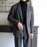 Korean Version Of The Small Autumn And Winter Coat Casual Top Men's Suit Korean Version Of The Trendy Free Men's Suit Top Dress